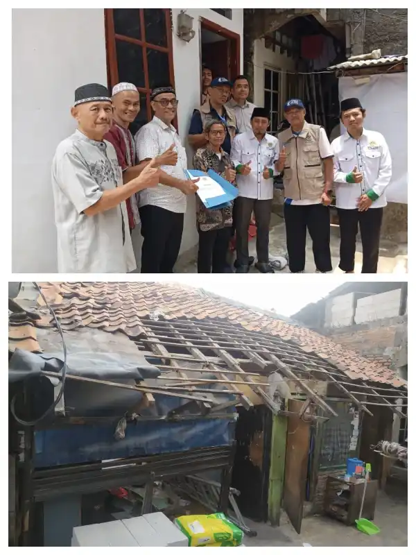 LDII Tanjung Priok Serahkan Rumah Hasil Renovasi kepada Suhud