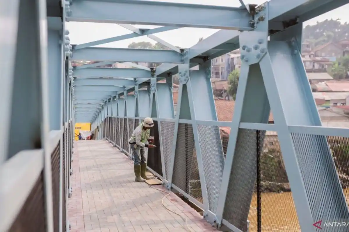 Pembangunan Jembatan Paledang–Pasir Jaya Bogor Capai 95 Persen
