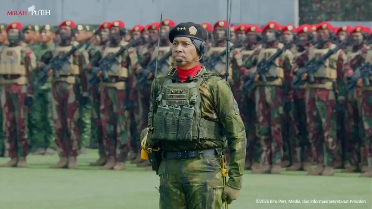 Profil Lucky Avianto, Perwira Kopassus yang Memimpin Upacara HUT ke-81 TNI