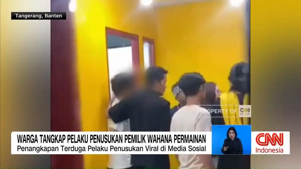 Warga Tangkap Terduga Pelaku Penusukan Pemilik Wahana di Tangerang