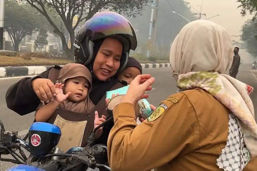Langkah Dinkes Palangka Raya Menjaga Warga di Tengah Kabut Asap
