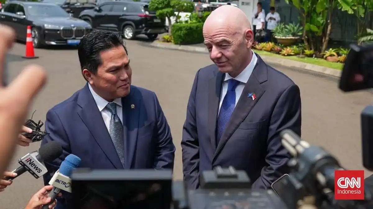 Prabowo Bertemu Gianni Infantino di Istana, Bahas Perkembangan Sepak Bola ASEAN