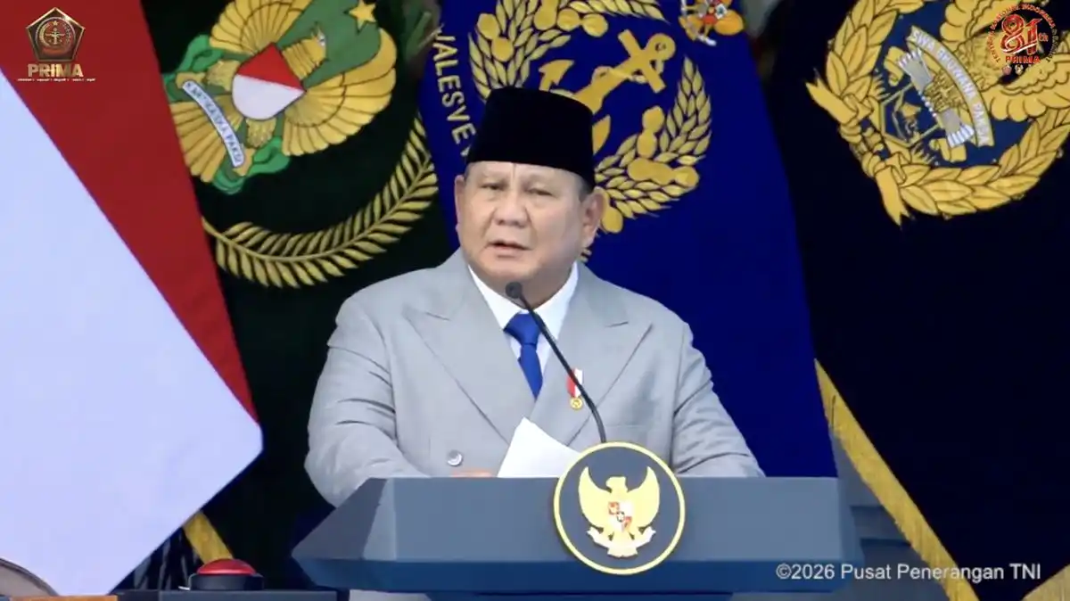 Pesan Prabowo pada HUT ke-81 TNI: Prajurit Harus Selalu Bersama Rakyat