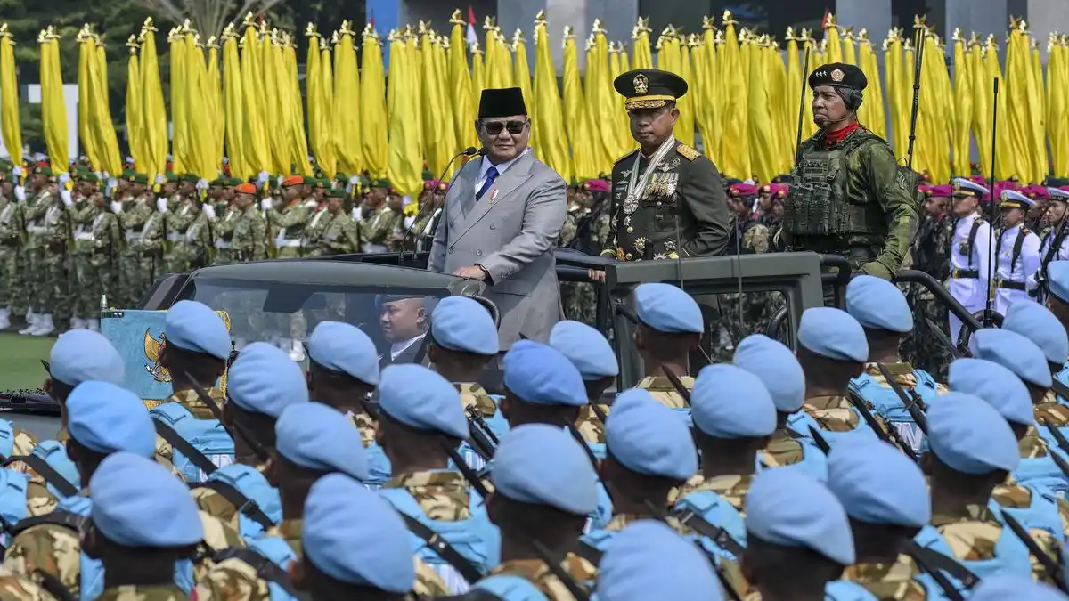 Prabowo Resmikan 204 Satuan Baru dalam Peringatan HUT ke-81 TNI