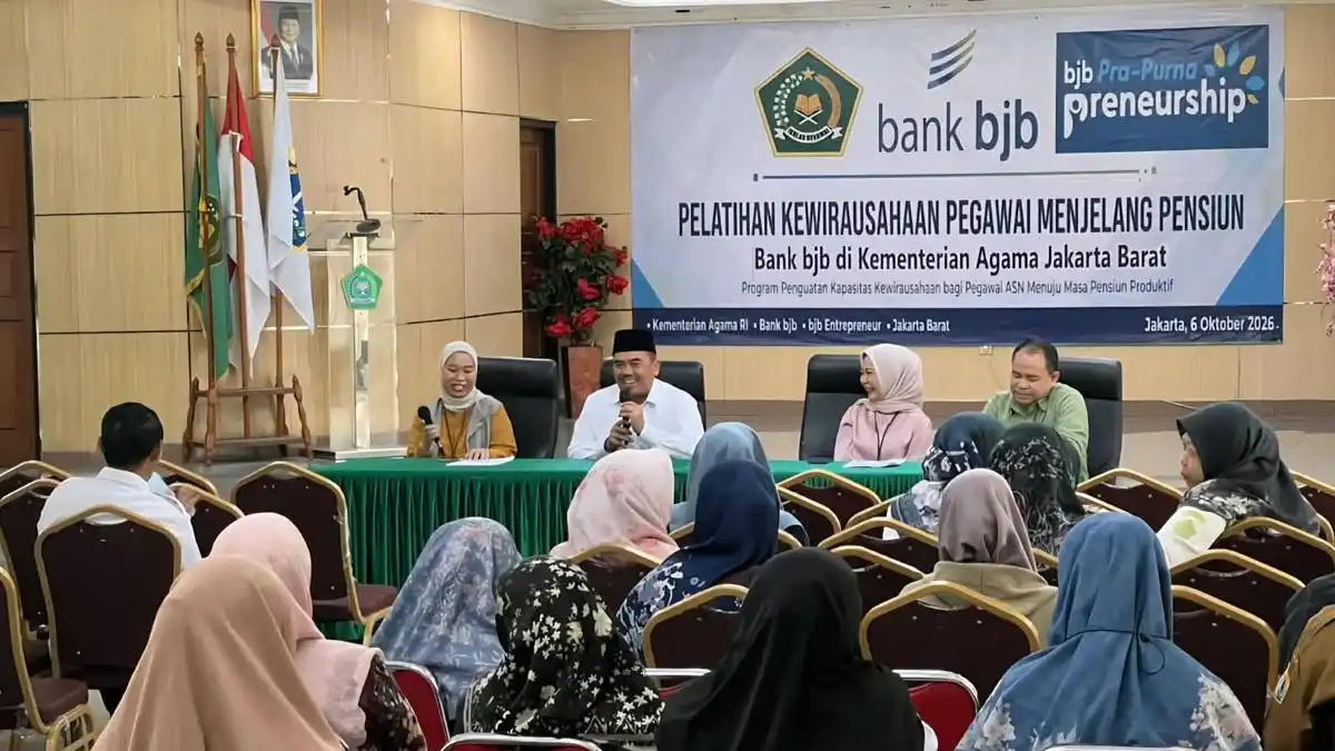 Bank BJB Bekali 85 PNS Kemenag Jakarta Barat dengan Keterampilan Usaha Menjelang Pensiun