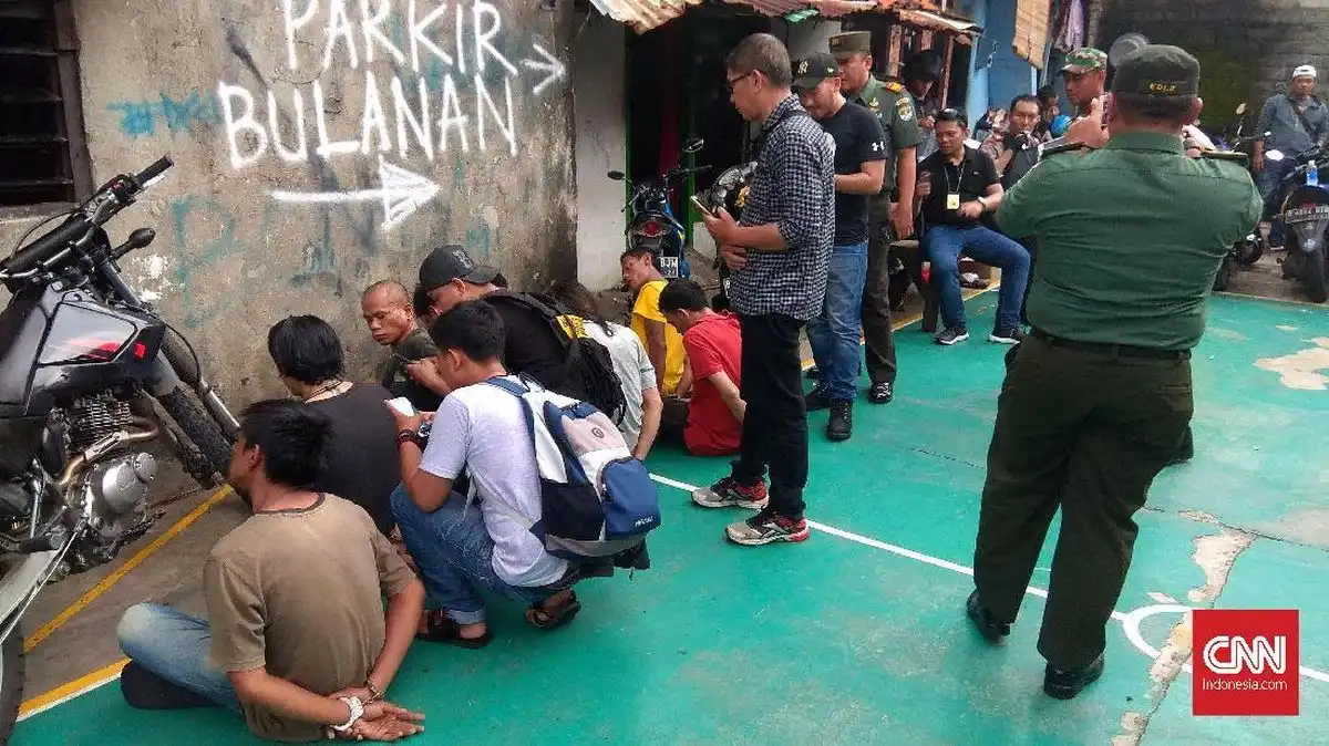 Operasi Gabungan Sasar Dua Titik Peredaran Narkoba di Jakarta Barat