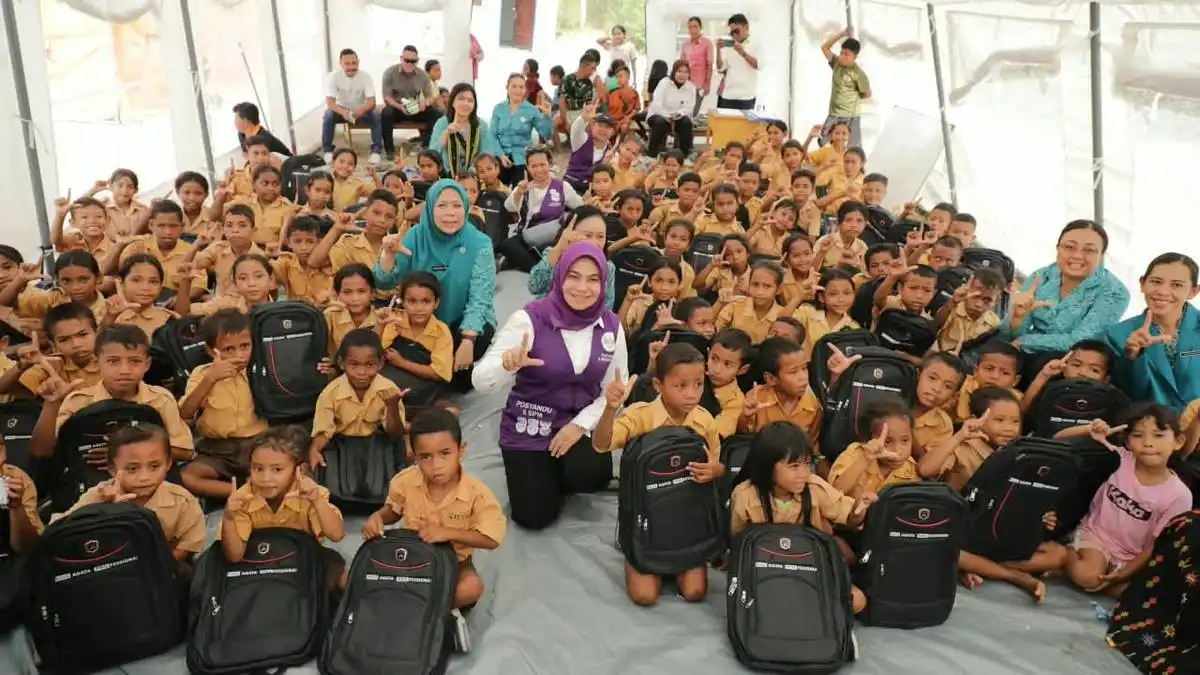 Dukungan TP PKK dan TP Posyandu bagi Pemulihan Warga Terdampak Gempa di Manggarai Timur