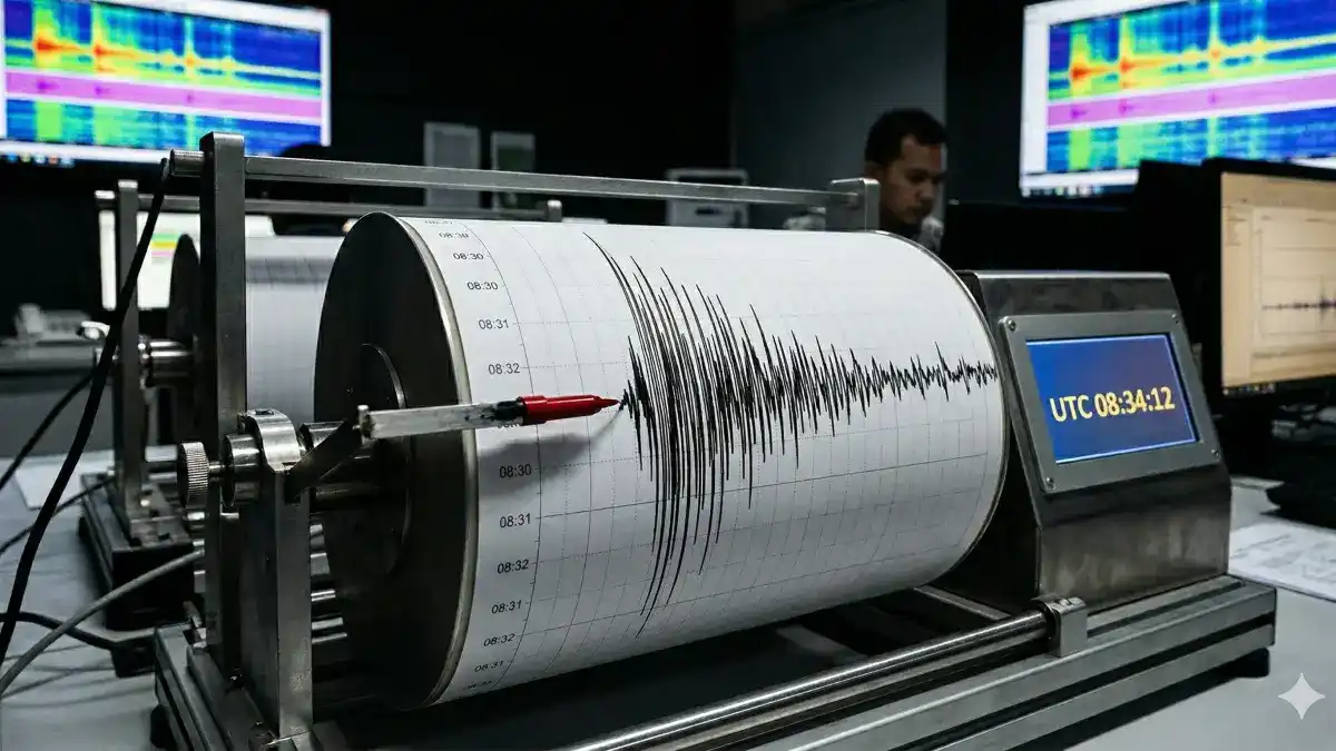 Lima Gempa Tektonik Jauh Terdeteksi di Kelud, Suhu Danau Kawah Menurun