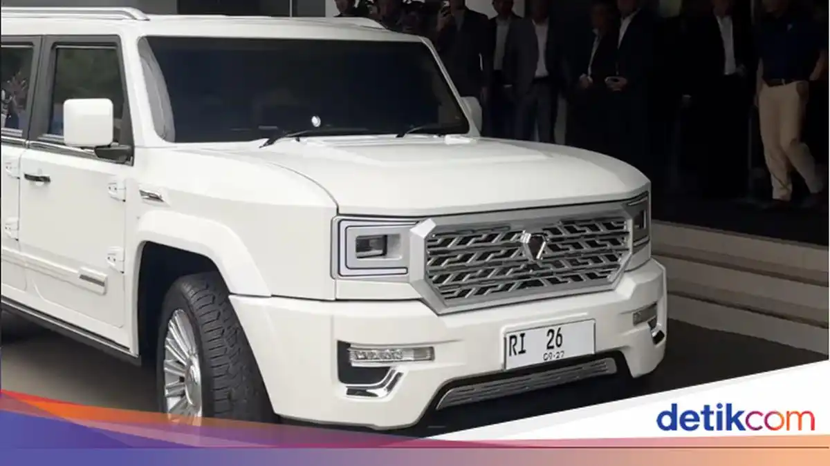AHY Gunakan Maung MV3 Garuda sebagai Mobil Dinas dengan Pelat RI 26