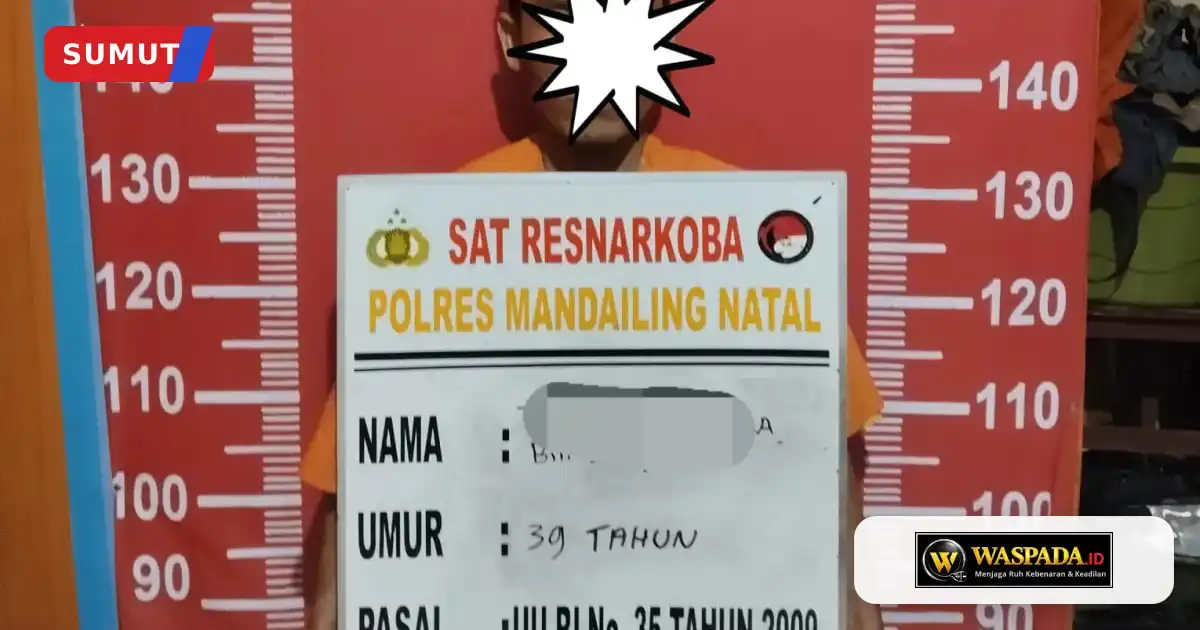 Pria Diamankan Polisi Setelah Diduga Kuasai Sabu di Rumah Kosong Mompang Julu