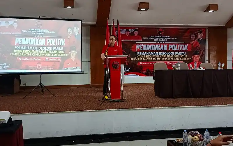 Pendidikan Politik PDIP Kota Bandung Menitikberatkan Penguatan Peran Kader di Masyarakat