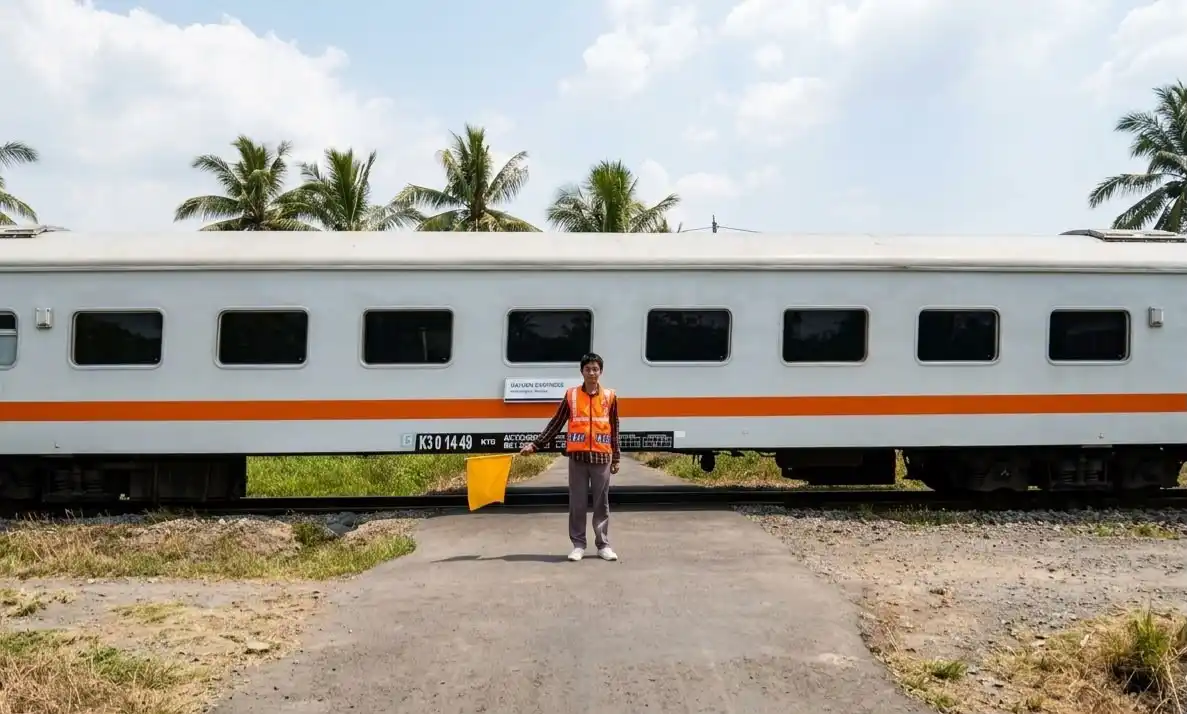 Daop 9 Jember Kerahkan 120 Petugas Tambahan untuk Pengamanan Perlintasan