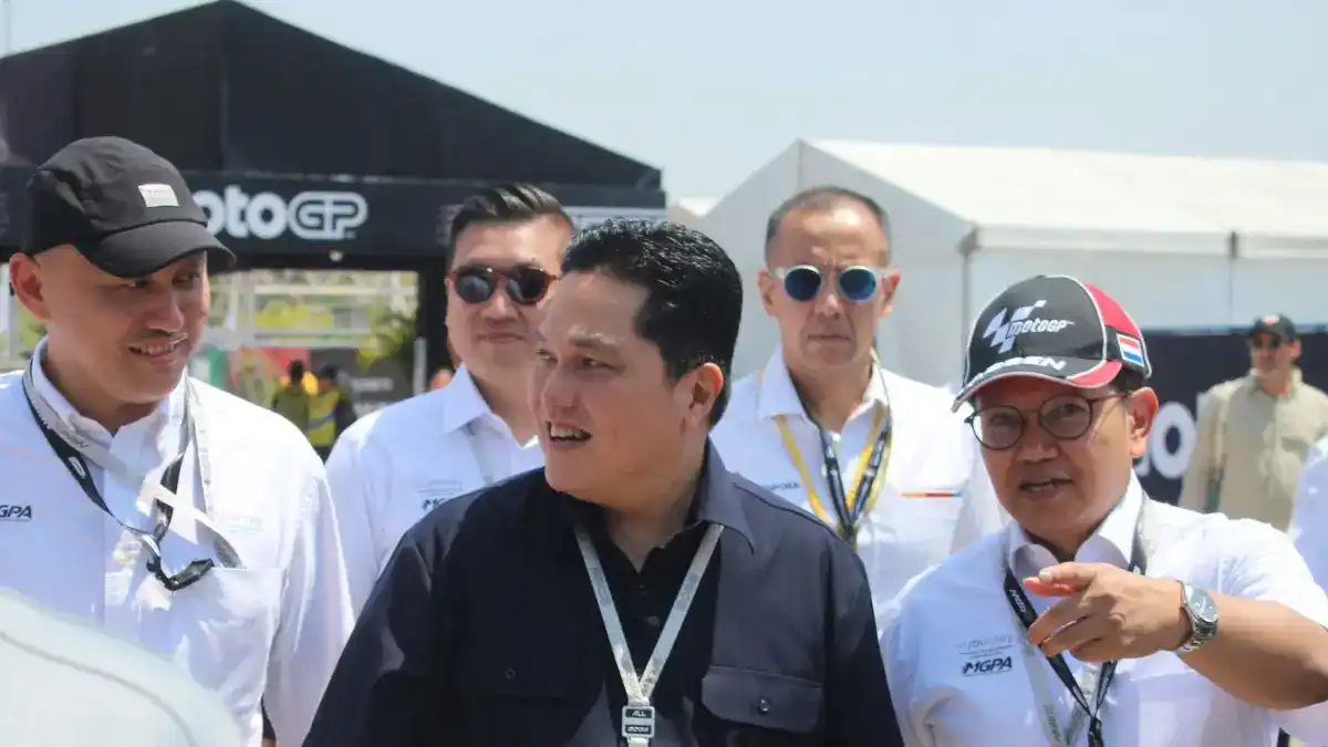 Erick Thohir Sampaikan Sinyal Kontrak MotoGP Mandalika Diperpanjang Lima Tahun