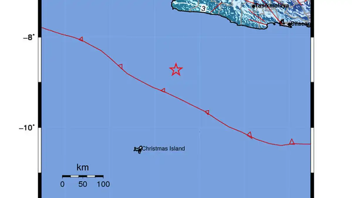 Gempa Magnitudo 5,7 Mengguncang Sukabumi, BMKG Pastikan Tidak Berpotensi Tsunami
