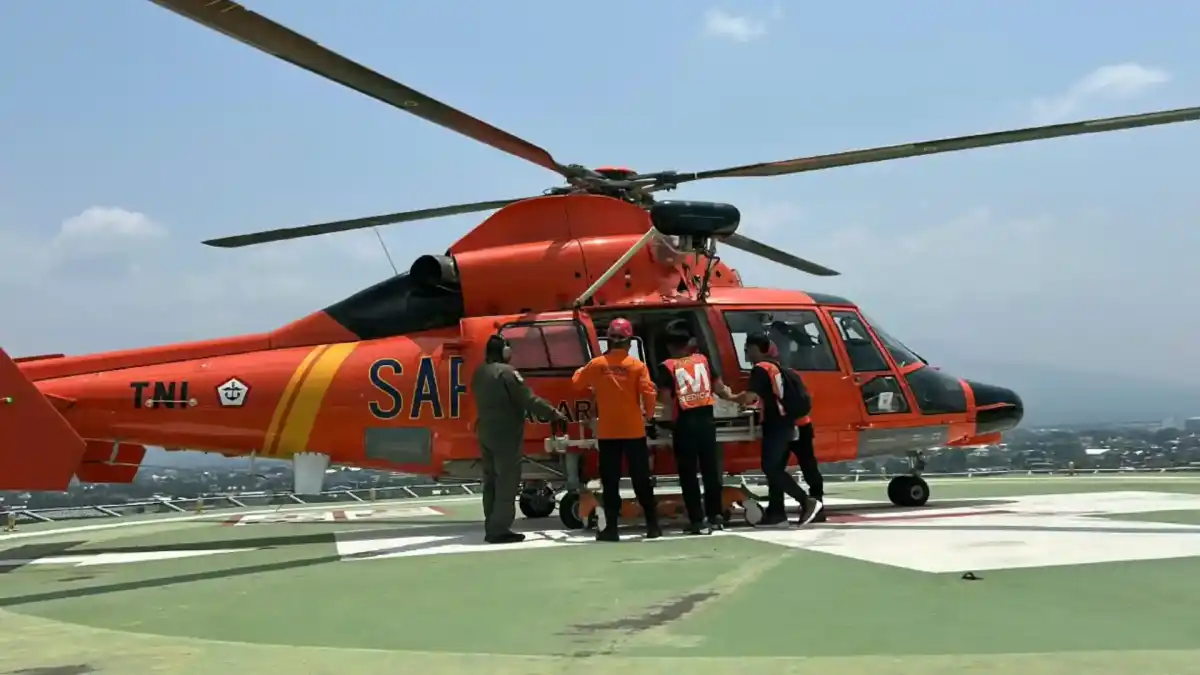 Basarnas Kerahkan Helikopter Evakuasi Pembalap Moto2 yang Kecelakaan di Mandalika