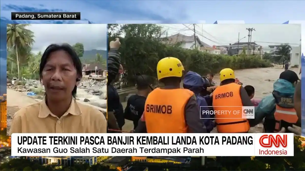 Hujan Deras Kembali Memicu Banjir di Empat Kecamatan Kota Padang