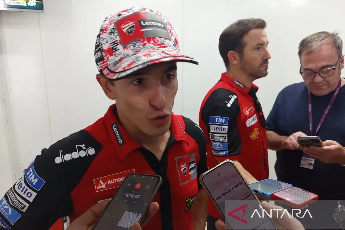 Marc Marquez kesulitan saat balapan utama MotoGP Mandalika