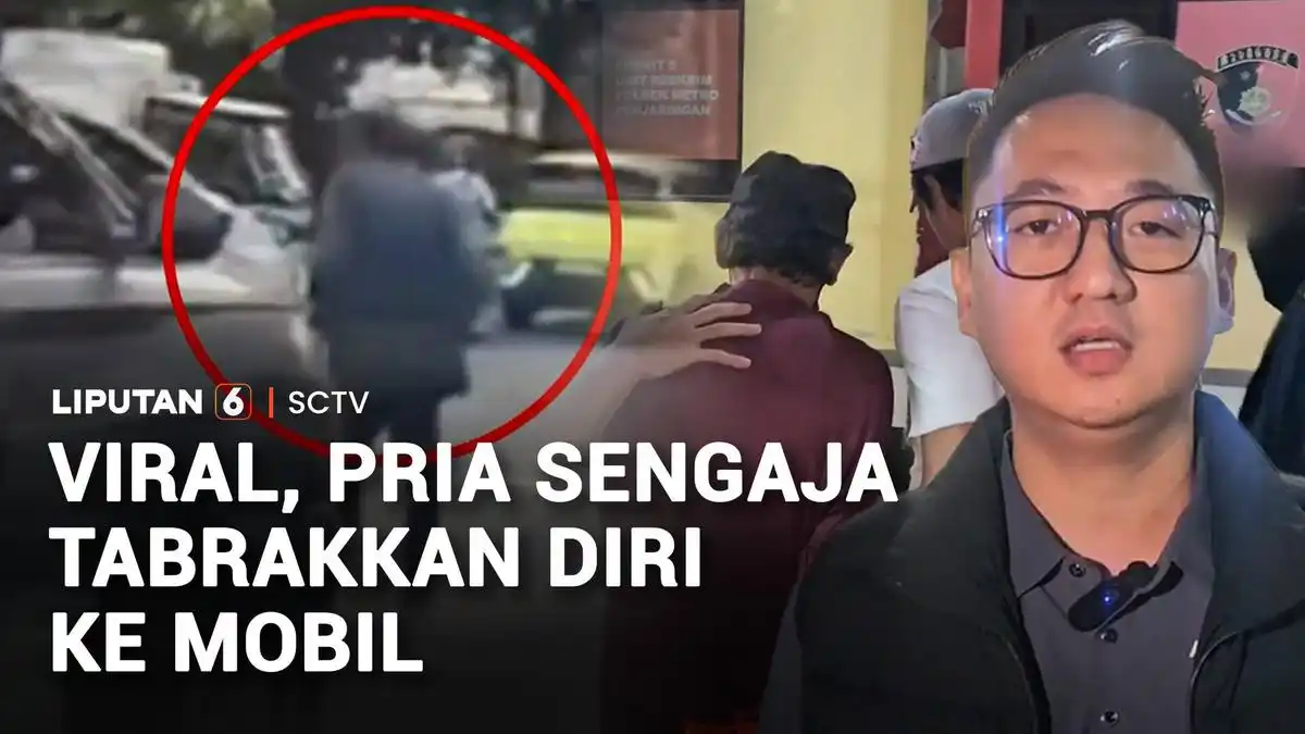 Pria di Penjaringan Diduga Sengaja Menabrakkan Diri ke Mobil untuk Meminta Ganti Rugi