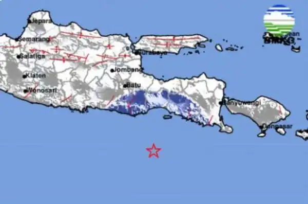 Gempa Magnitudo 4,6 Berpusat di Laut Guncang Lumajang dan Terasa di Tiga Daerah