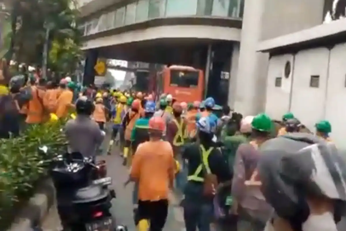 Penertiban Parkir Liar di Bulungan Berujung Kericuhan, 83 Motor Ditindak