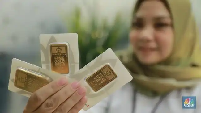 Harga Emas Antam Turun pada 13 Oktober 2026, Buyback Ikut Melemah