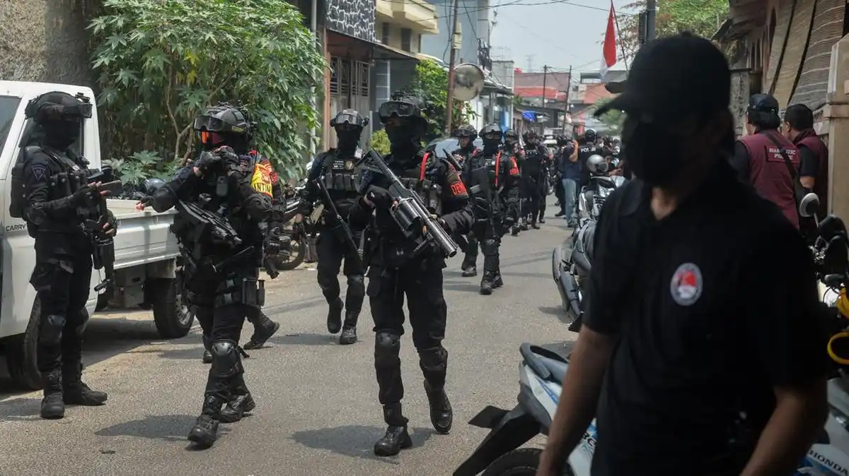 Penggerebekan Kampung Boncos Kembali Digelar, Empat Orang Diamankan