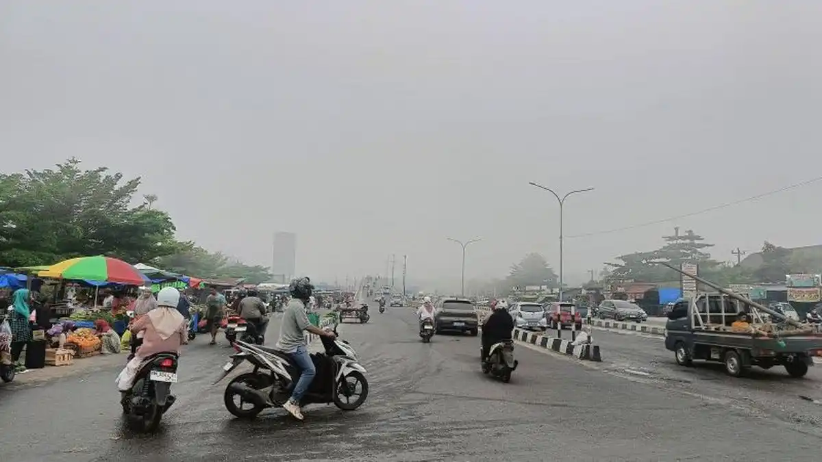 Lonjakan Titik Panas Sumatra Picu Kabut Asap dan Gangguan Penerbangan di Pekanbaru