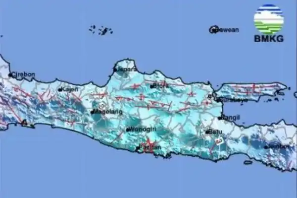 Gempa Laut Selatan Pacitan Terjadi Sore Hari, BMKG Catat Pusat Getaran 103 Kilometer dari Pantai