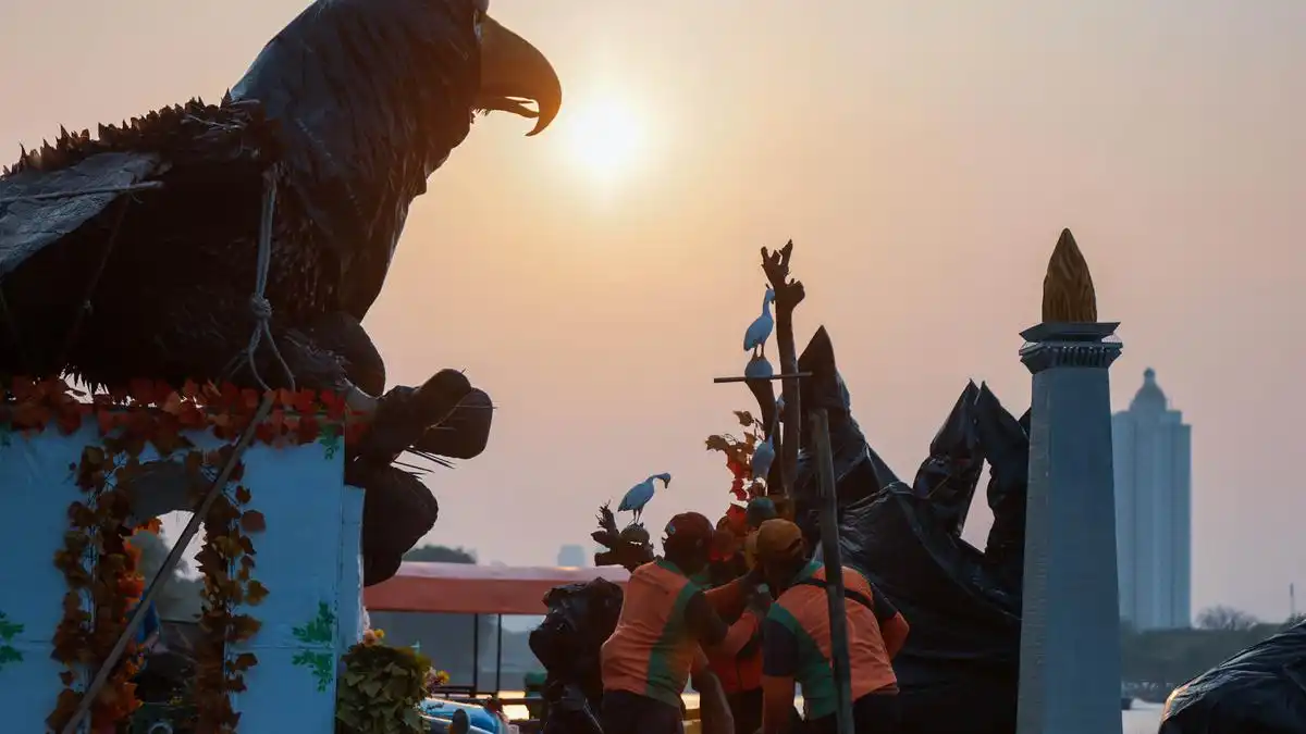 Kreasi 43 Perahu Daur Ulang Meriahkan Cilung Fest 2026 di Jakarta Utara
