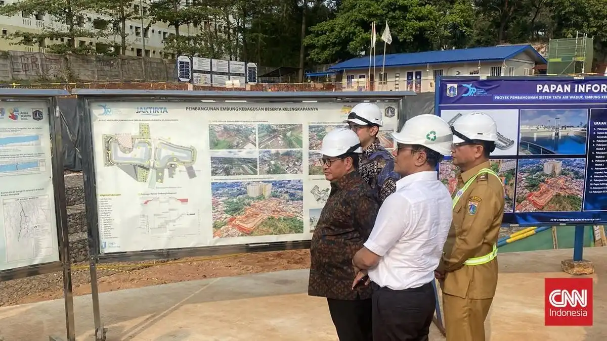 Pembangunan Embung dan Waduk DKI Ditargetkan Tekan Risiko Banjir Jakarta