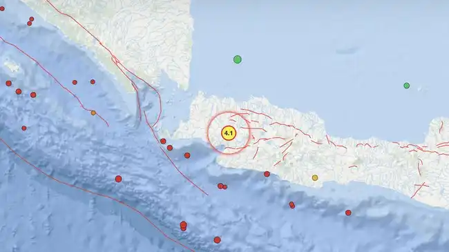 Gempa M 4,1 Berpusat di Darat, Getaran Dilaporkan di Bogor dan Sukabumi