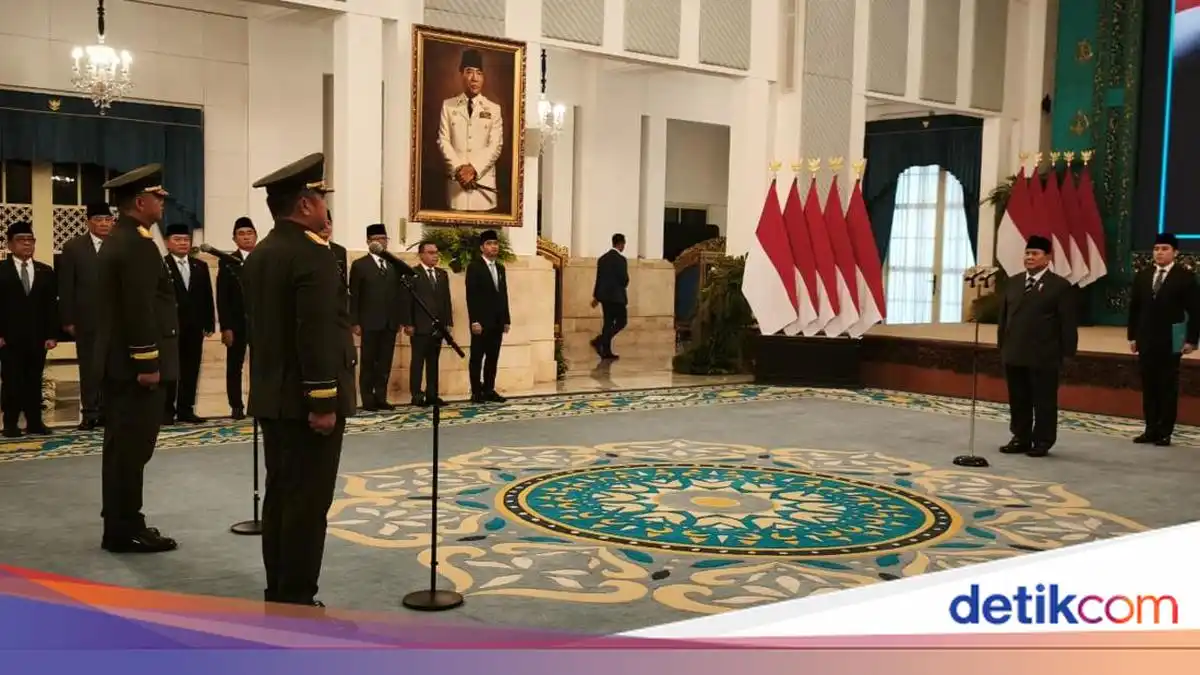 Prabowo Lantik Maruli Simanjuntak sebagai Wakil Panglima TNI dan Tandyo Budi Revita sebagai KSAD