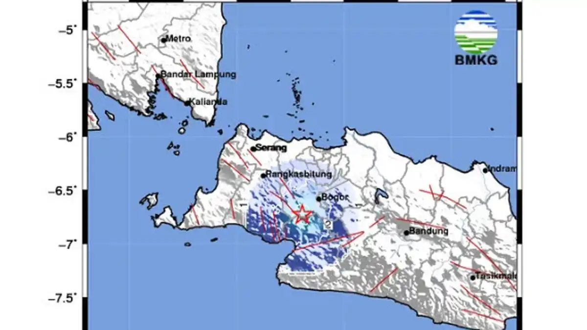 Gempa Dangkal Beruntun di Sukabumi dan Bogor Dipicu Sesar Aktif
