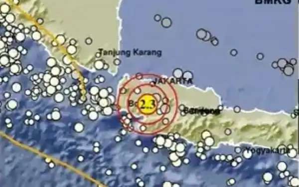 Gempa Magnitudo 2,3 Terjadi di Barat Kota Bogor