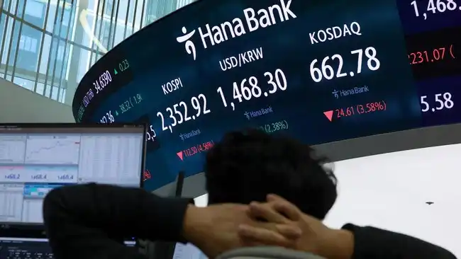 Inflasi AS Tekan Bursa Asia, Kospi Turun 5,6%