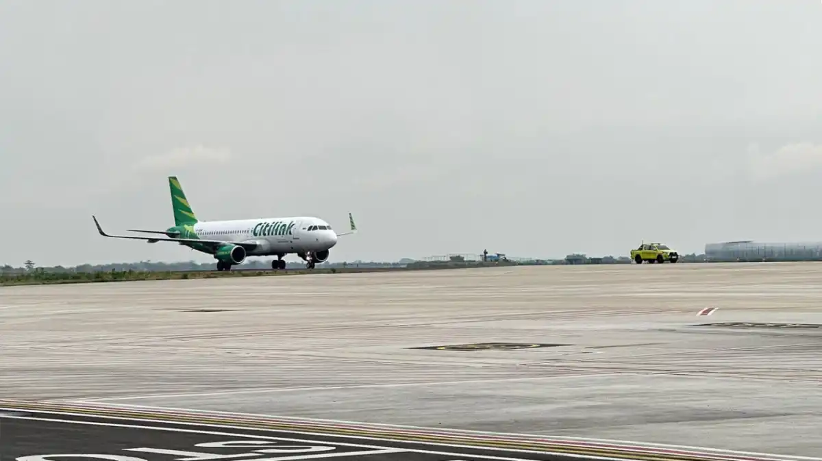 Penerbangan Citilink ke Yogyakarta Kembali ke Halim setelah Ban Pesawat Pecah