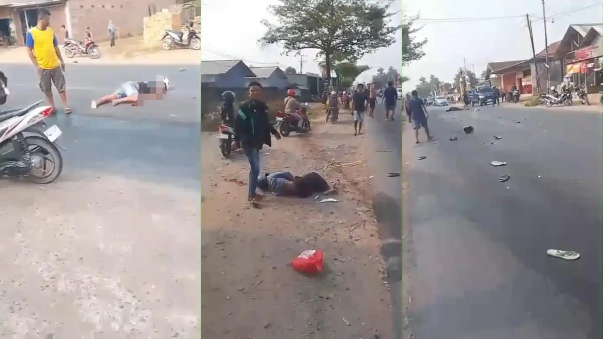 Tabrakan Lima Kendaraan di Lampung Tengah Tewaskan Dua Pengendara Motor