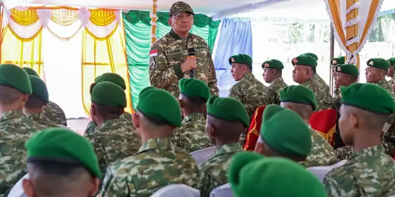 Dukungan Menhan bagi Prajurit Yonif TP 930 di Sumba Tengah