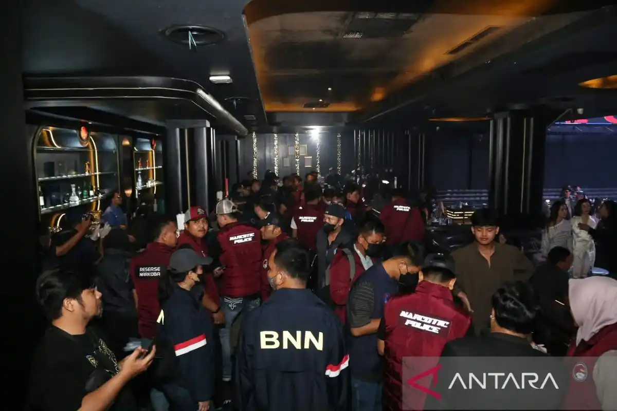 Sembilan Orang Positif dalam Operasi Gabungan Narkoba di Kelab Malam