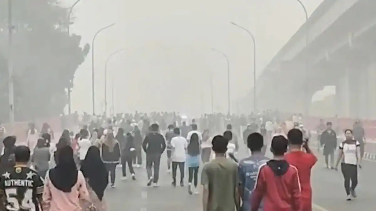 Karhutla Sumsel Masih Meluas, Palembang Sempat Diselimuti Udara Berbahaya