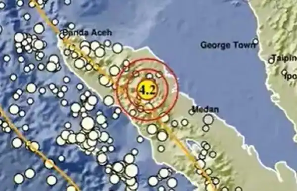 Gempa M 4,2 Berpusat di Darat, 26 Kilometer dari Gayo Lues