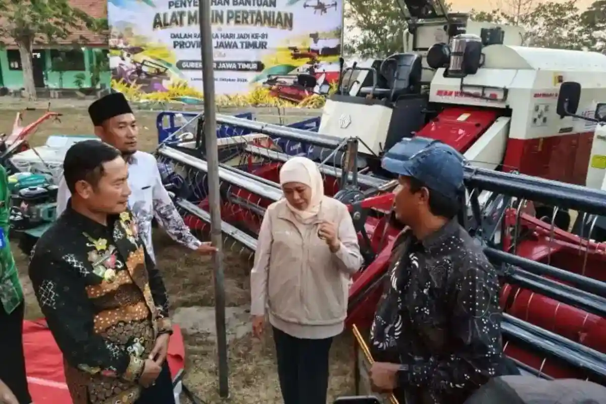 Lamongan Bidik Produksi Padi Lebih Tinggi dengan Dukungan Mekanisasi