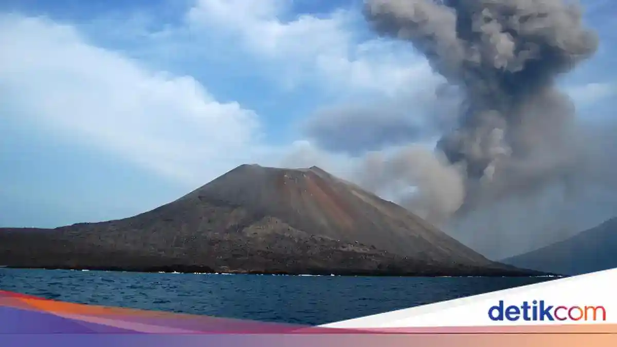 Tiga Letusan Anak Krakatau Tercatat di Selat Sunda, Durasi Terlama 32 Detik