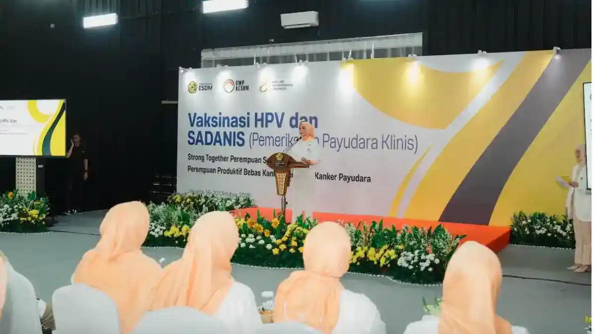 Vaksinasi HPV dan SADANIS DWP ESDM Dorong Perempuan Lebih Peduli Kesehatan