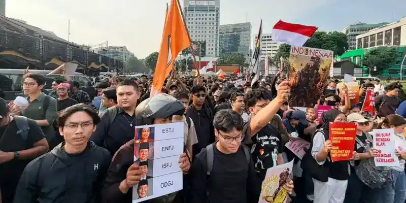 Dua Tahun Pemerintahan Prabowo-Gibran, Aksi Mahasiswa Soroti Tuntutan Publik