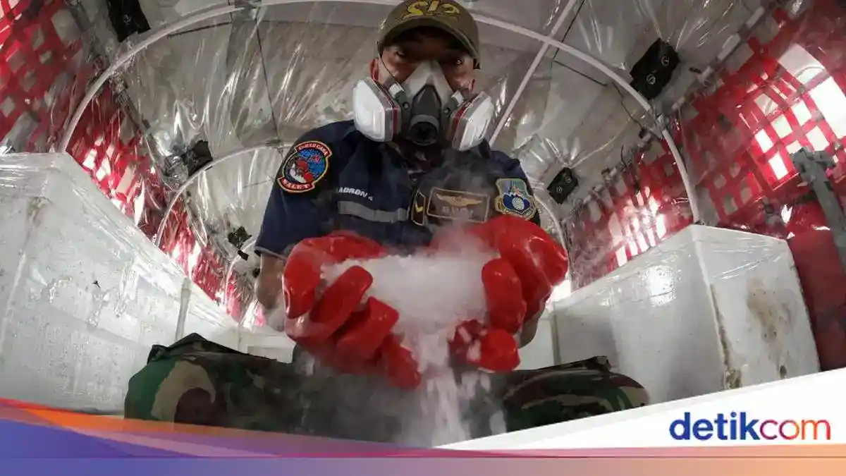 BNPB Nilai Dry Ice Bantu Kurangi Asap Karhutla dan Picu Hujan