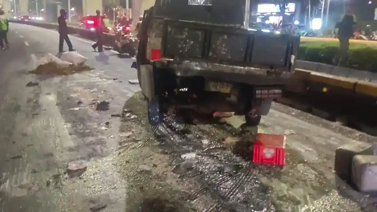 Tabrakan Mobilio dan Pikap di Rasuna Said, Satu Penumpang Meninggal