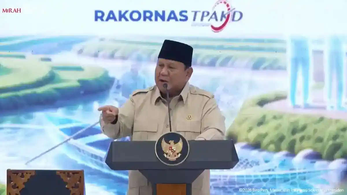 Prabowo Sempat Bergurau soal Isyarat Teddy sebelum Akhiri Pidato