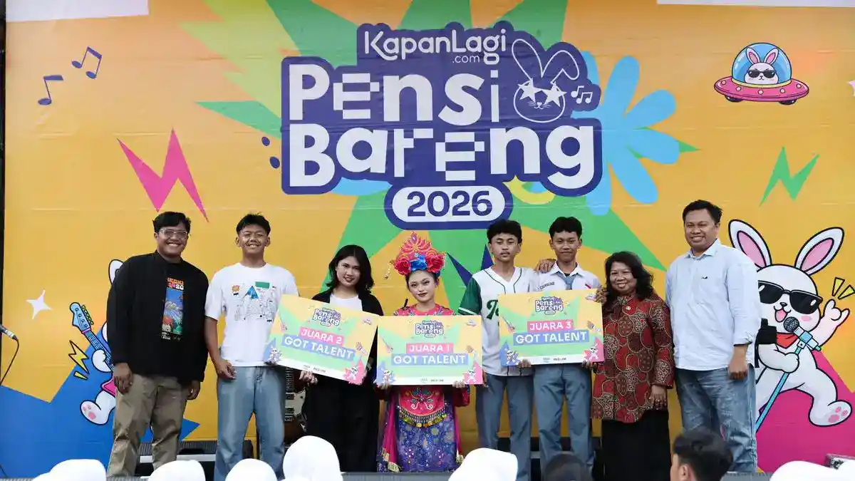 Freya Delovia dan Band NACL Warnai Panggung Kapanlagi Pensi Bareng 2026 di SMAN 35 Jakarta