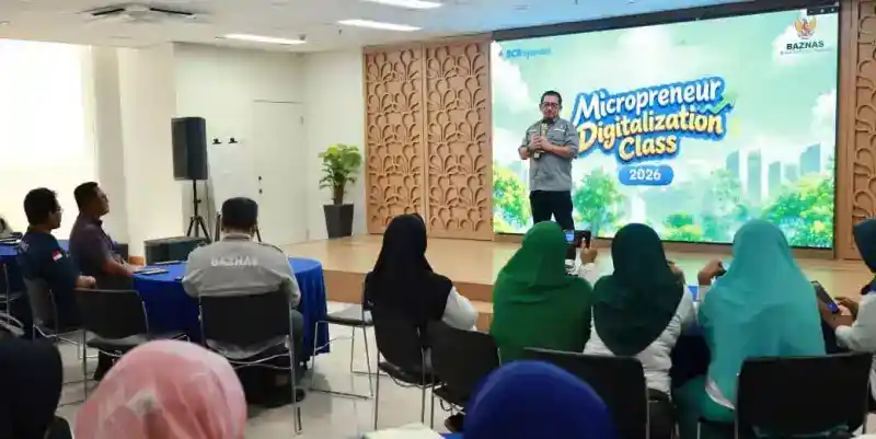 Baznas dan BCA Syariah Bekali 33 Mustahik dengan Strategi Promosi Digital